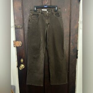 ABERCROMBIE 90’s RELAXED HIGH RISE JEANS (SHORT)